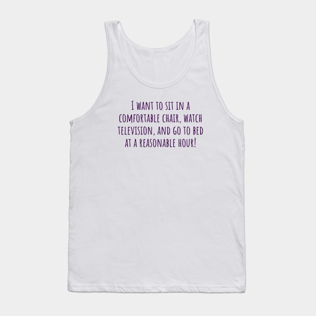 Reasonable Hour Tank Top by ryanmcintire1232